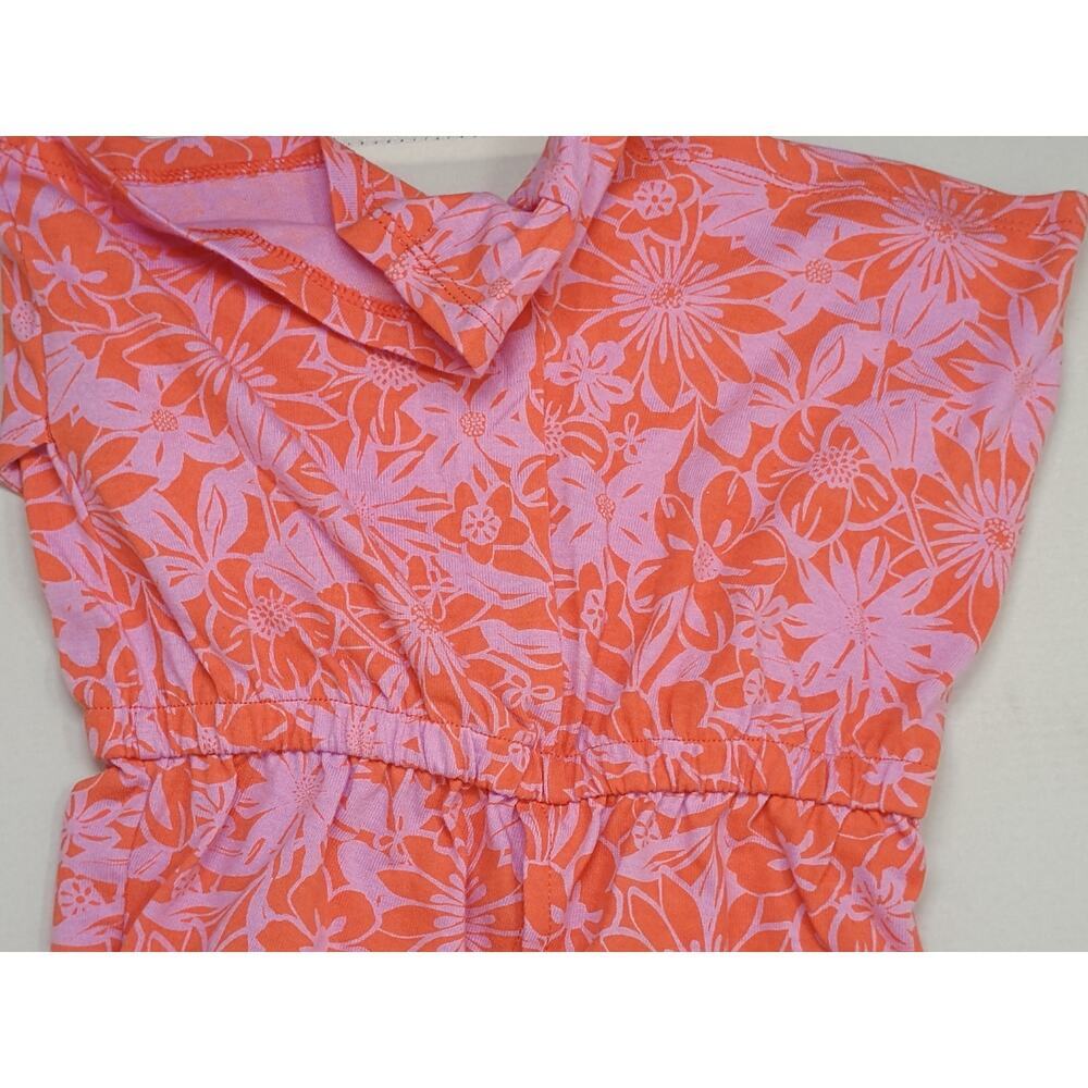 NWT Cat & Jack Coral Floral Dress - Toddler Girl's Size 4T - Picture 6 of 6